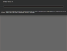 Tablet Screenshot of interim.net